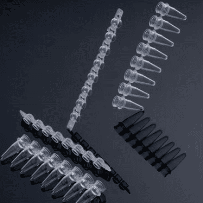 DÃY 8 ỐNG PCR 0.2ML NẮP BẰNG